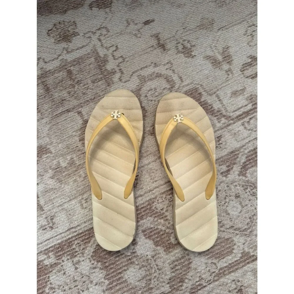 Tory Burch Women’s White Flip Flops